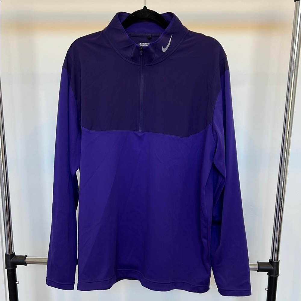 Nike Purple Quarter-Zip Pullover